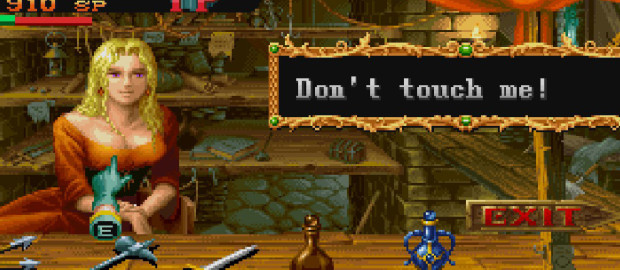 Shadow over Mystara shopkeeper objecting to being touched