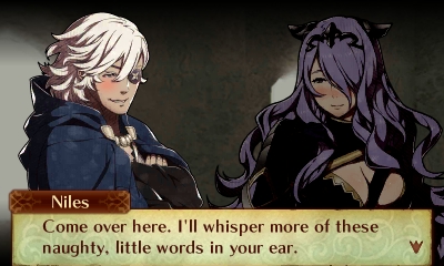 Niles and Camilla interacting in Fire Emblem: Fates
